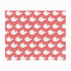 Cute Whale Illustration Pattern Small Glasses Cloth (2-side)