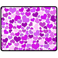 Heart 2014 0929 Double Sided Fleece Blanket (medium) 