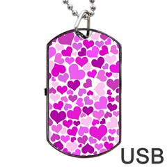 Heart 2014 0930 Dog Tag Usb Flash (two Sides)  by JAMFoto