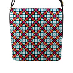 Cute Pattern Gifts Flap Messenger Bag (l)  by GardenOfOphir