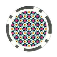 Cute Pattern Gifts Poker Chip Card Guards by GardenOfOphir