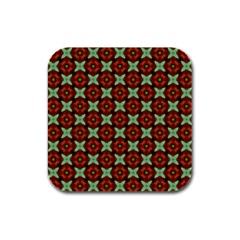 Cute Pattern Gifts Rubber Square Coaster (4 pack) 