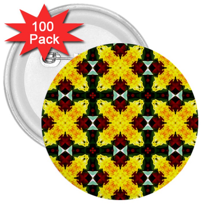 Cute Pattern Gifts 3  Buttons (100 pack) 