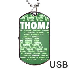 Thomas Dog Tag USB Flash (One Side)