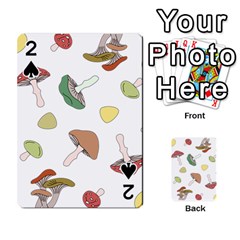 Mushrooms Pattern 02 Playing Cards 54 Designs  by Famous