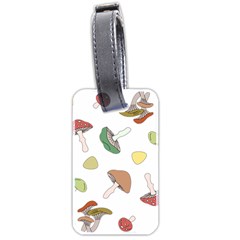 Mushrooms Pattern 02 Luggage Tags (two Sides)
