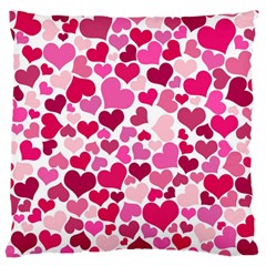 Heart 2014 0933 Large Flano Cushion Cases (one Side) 