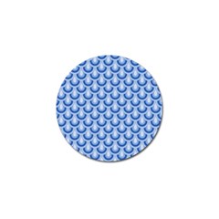 Awesome Retro Pattern Blue Golf Ball Marker by ImpressiveMoments