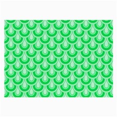 Awesome Retro Pattern Green Large Glasses Cloth (2-Side)