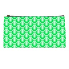 Awesome Retro Pattern Green Pencil Cases