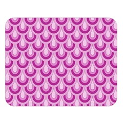 Awesome Retro Pattern Lilac Double Sided Flano Blanket (large)  by ImpressiveMoments