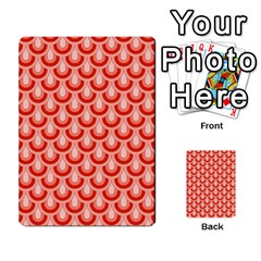 Awesome Retro Pattern Red Multi-purpose Cards (rectangle)  by ImpressiveMoments