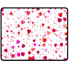 Heart 2014 0601 Double Sided Fleece Blanket (medium)  by JAMFoto