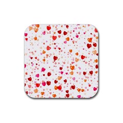 Heart 2014 0603 Rubber Coaster (Square) 