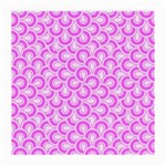 Retro Mirror Pattern Pink Medium Glasses Cloth (2-Side) Back