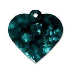 Space Like No.5 Dog Tag Heart (One Side)