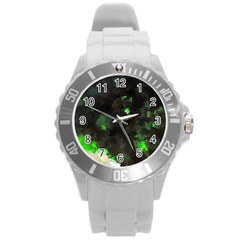 Space Like No.7 Round Plastic Sport Watch (L)