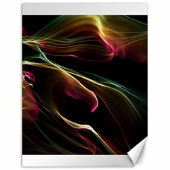 Glowing, Colorful  Abstract Lines Canvas 18  x 24  
