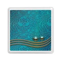 Wonderful Decorative Design With Floral Elements Memory Card Reader (square)  by FantasyWorld7