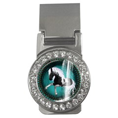 Beautiful Horse With Water Splash  Money Clips (cz)  by FantasyWorld7