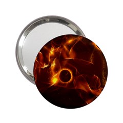 Fire And Flames In The Universe 2 25  Handbag Mirrors by FantasyWorld7