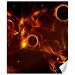 Fire And Flames In The Universe Canvas 20  X 24   by FantasyWorld7