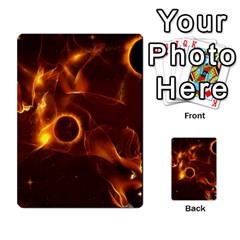 Fire And Flames In The Universe Multi-purpose Cards (rectangle)  by FantasyWorld7