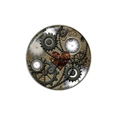 Steampunk With Heart Hat Clip Ball Marker (4 pack)