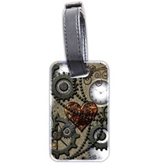 Steampunk With Heart Luggage Tags (two Sides) by FantasyWorld7