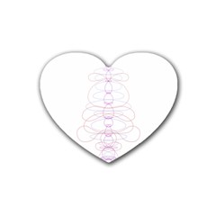 Symmetric Heart Coaster (4 Pack)  by ShopFuwaFuwa