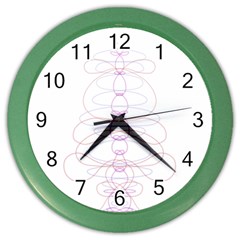 Symmetric Color Wall Clocks