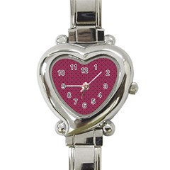 Cute Pattern Gifts Heart Italian Charm Watch by GardenOfOphir