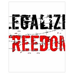 Legalize Freedom Drawstring Bag (small) by Lab80