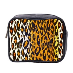 Cheetah Abstract Pattern  Mini Toiletries Bag 2-side