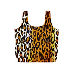 Cheetah Abstract Pattern  Full Print Recycle Bags (s) 