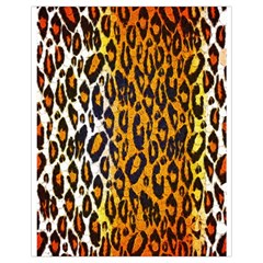 Cheetah Abstract Pattern  Drawstring Bag (small)