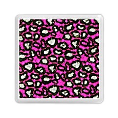 Pink Black Cheetah Abstract  Memory Card Reader (square)  by OCDesignss