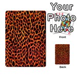 Lava Abstract Pattern  Multi-purpose Cards (Rectangle)  Back 51