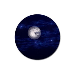 Moon And Stars Magnet 3  (round)