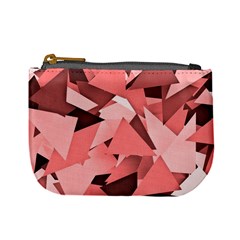 Geo Fun 8 Peach Mini Coin Purses