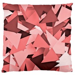 Geo Fun 8 Peach Large Cushion Cases (One Side) 