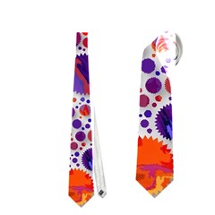 Lovely Allover Hot Shapes Blue Neckties (Two Side) 