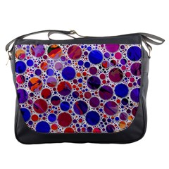 Lovely Allover Hot Shapes Blue Messenger Bags