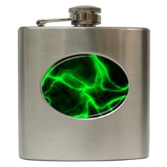 Cosmic Energy Green Hip Flask (6 Oz) by ImpressiveMoments