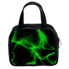 Cosmic Energy Green Classic Handbags (2 Sides)