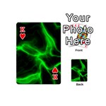 Cosmic Energy Green Playing Cards 54 (Mini)  Front - HeartK