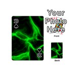 Cosmic Energy Green Playing Cards 54 (Mini)  Front - Spade10