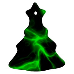 Cosmic Energy Green Christmas Tree Ornament (2 Sides)