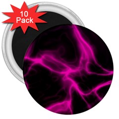 Cosmic Energy Pink 3  Magnets (10 Pack)  by ImpressiveMoments