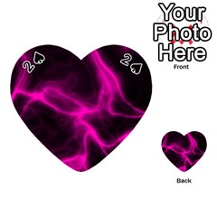 Cosmic Energy Pink Playing Cards 54 (heart) 